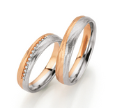 Fischer Sommerbote Trauringe mit Diamanten - 38-07822-045